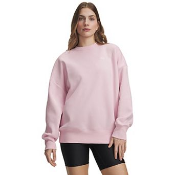 Women's Under Armour Rival Fleece Oversized Crew Shirt