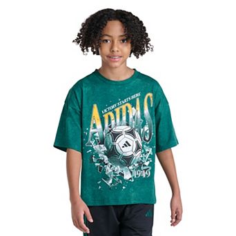 Boys 8-20 adidas Short Sleeve Printed Soccer Graphic Tee