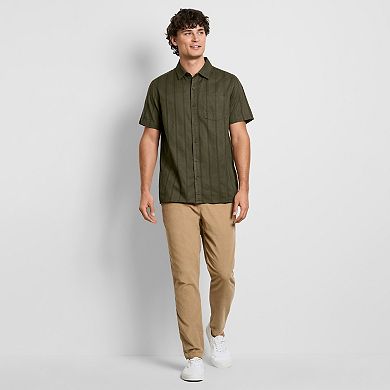 Men's Hurley Texture Dobby Camp Woven Shirt