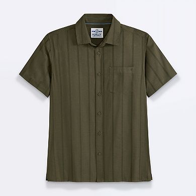 Men's Hurley Texture Dobby Camp Woven Shirt