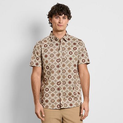 hurley dress shirt Hurley Shirts | Hurley Men's Long Sleeve Ultra Soft Brushed Flannel Button Up Shirt | Color: Brown | Size: S