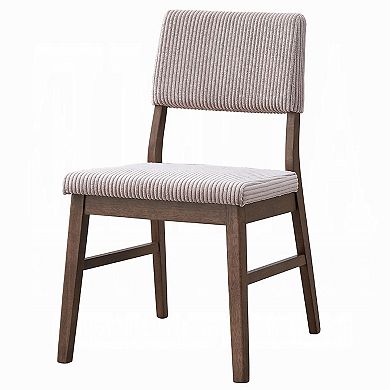 Koen Dining Side Chair Set of 2, Corduroy Cushion