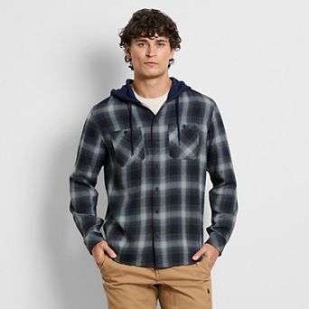 Men's Hurley Hooded Flannel Shirt