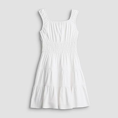 Girls 7-16 IZ Byer Ruched Bodice Tiered Dress & Purse
