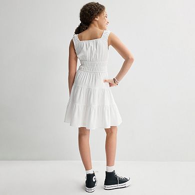 Girls 7-16 IZ Byer Ruched Bodice Tiered Dress & Purse