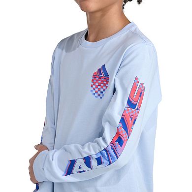 Boys 8-20 adidas Long Sleeve Built for Speed Graphic Tee