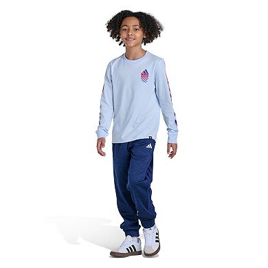 Boys 8-20 adidas Long Sleeve Built for Speed Graphic Tee