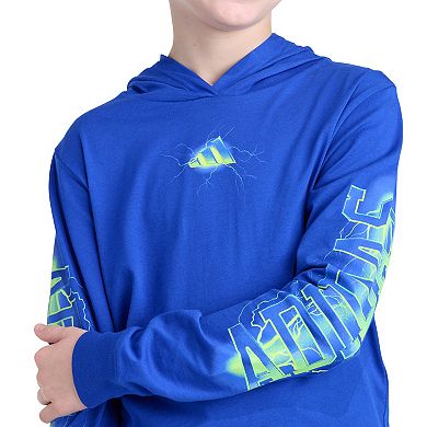 Boys 8-20 adidas Long Sleeve Hooded Energy Graphic Tee