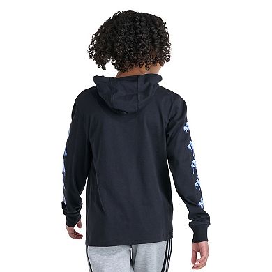 Boys 8-20 adidas Long Sleeve Hooded Slime Graphic Tee