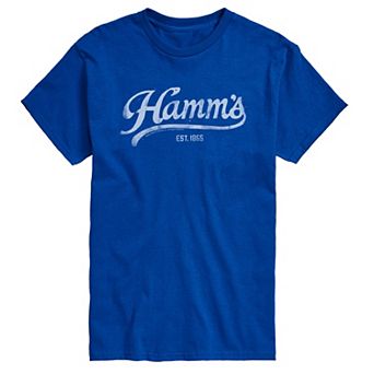 Big & Tall Hamm's Logo Distressed Graphic Tee