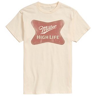 Big & Tall Miller High Life Logo Distressed Graphic Tee