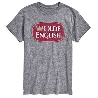 Big & Tall Olde English Logo Distressed Graphic Tee