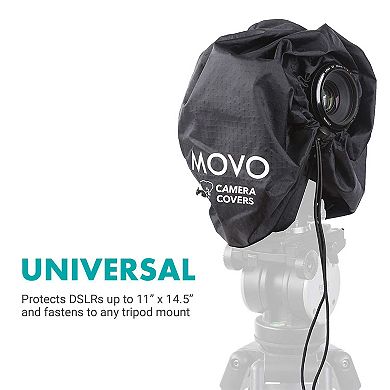 Movo CRC11 Storm Raincover Protector for DSLR Cameras (Junior Size: 11 x 14.5)