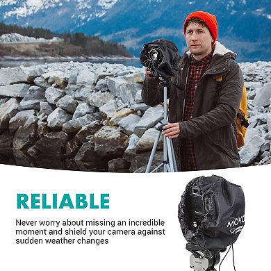 Movo CRC11 Storm Raincover Protector for DSLR Cameras (Junior Size: 11 x 14.5)