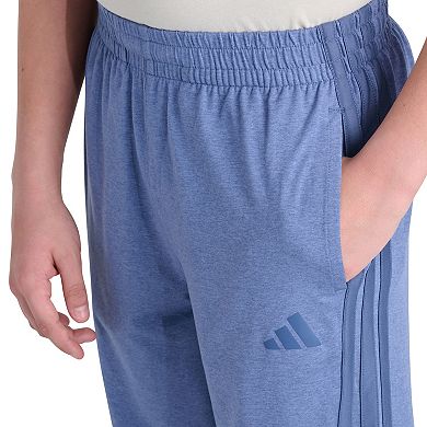 Boys 8-20 adidas Encased Elastic Mélange 3-Stripe Jogger Pants