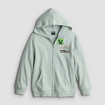 Boys 4-20 Minecraft Graphic Zip Hoodie