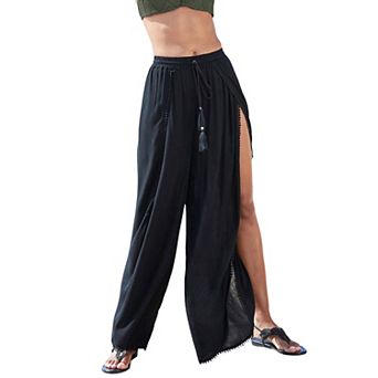 Lascana Women's High Slit Cover Up Pants