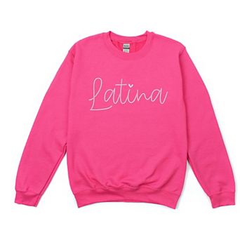 Embroidered Latina Cursive - Women's Graphic Sweatshirt