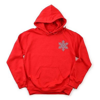 Embroidered Snowflake - Women's Graphic Hoodie