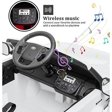 12V Licensed Land Rover Kids Ride On Truck, Electric Car w/Remote, 3 Speeds, Suspension