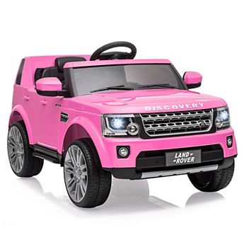 12V Licensed Land Rover Kids Ride On Truck, Electric Car w/Remote, 3 Speeds, Suspension
