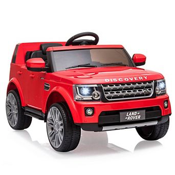 12V Licensed Land Rover Kids Ride On Truck, Electric Car w/Remote, 3 Speeds, Suspension