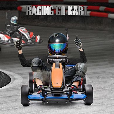 24V McLaren Licensed Kids Electric Go Kart, Drift Racing Go-Kart w/Drift Race Pedal, 2 Speeds, 400W
