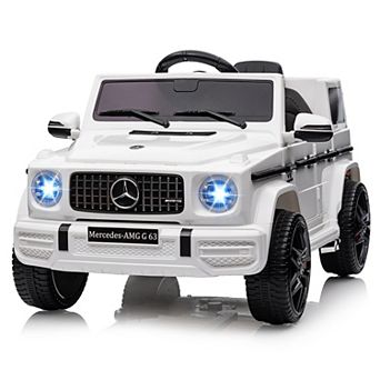 12V Licensed Mercedes-Benz G63 Kids Ride On Car, Electric Vehicle w/Remote, LED Lights, Bluetooth