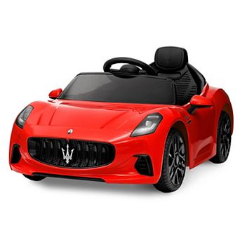 Licensed Maserati Gran Cabrio 12V Ride-On Car for Kids with Remote Control, Lights & Suspension