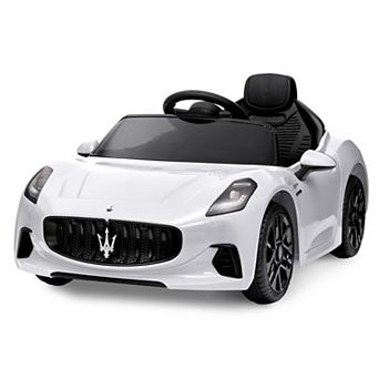 Licensed Maserati Gran Cabrio 12V Ride-On Car for Kids with Remote Control, Lights & Suspension