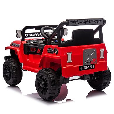 Whisen 12V Kids Ride On Electric Truck Car with Parent Remote Control