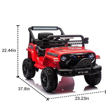 Whisen 12V Kids Ride On Electric Truck Car with Parent Remote Control