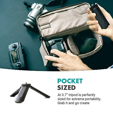 Movo TR-1 Compact Mini Tabletop Tripod/Hand Grip