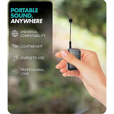 Movo MV-M101 Gooseneck Omnidirectional Lavalier Microphone