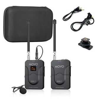 Movo WMX-7 VHF 12-Channel Wireless Lavalier Microphone System