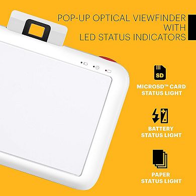Kodak Step Digital Instant Camera Starter Bundle with Photo Paper, Case, Photo Album, Markers & More