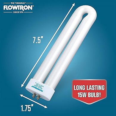 Flowtron BF-35 Replacement UV Bulb (2-Pack) Compatible with BK-15D Bug Zapper for Insect Control