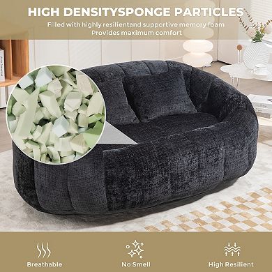 High Back Bean Bag Sofa Lazy Sofa Comfort Lounger
