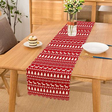 Christmas and Holiday Colorful Table Runners, Great for Festive Decorating