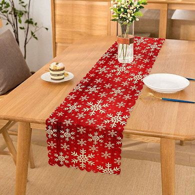 Christmas and Holiday Colorful Table Runners, Great for Festive Décor