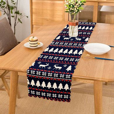 Christmas and Holiday Table Runners - Colorful and Festive, Great for Dining Table Décor