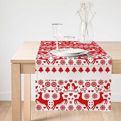 Christmas Colorful Table Runners, Great for Festive Decoration