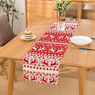 Christmas Colorful Table Runners, Great for Festive Decoration