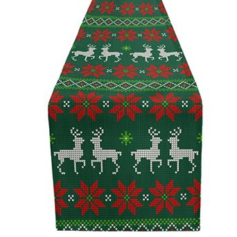 Christmas Colorful Table Runners, Great for Holiday Decoration