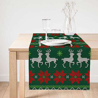 Christmas Colorful Table Runners, Great for Holiday Decoration