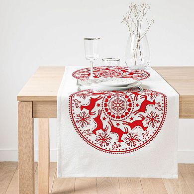 Christmas Table Runners - Colorful and Festive, Great for Holiday Decorating