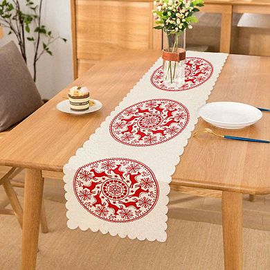 Christmas Table Runners - Colorful and Festive, Great for Holiday Decorating