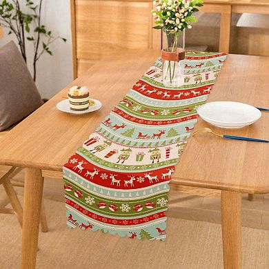 Christmas and Holiday Table Runners - Colorful and Festive, Perfect for Dining Table Décor