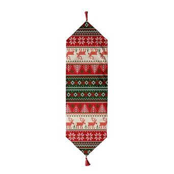 Christmas and Holiday Table Runners with Tassel - Great for Holiday Décor