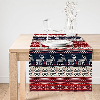 Christmas and Holiday Colorful Table Runners, Great for Festive